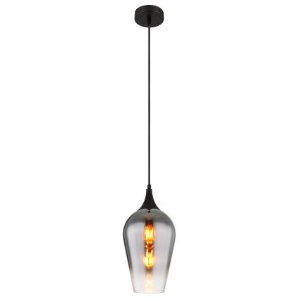 Globo - Lustra ar auklu 1xE27/60W/230V d. 18 cm melna