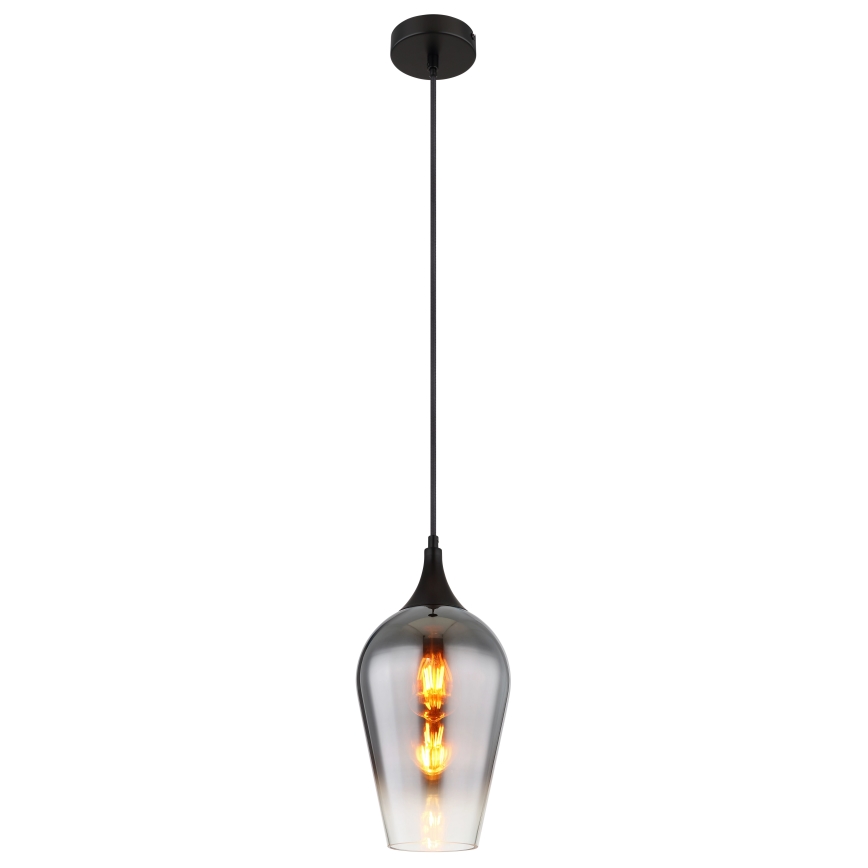 Globo - Lustra ar auklu 1xE27/60W/230V d. 18 cm melna