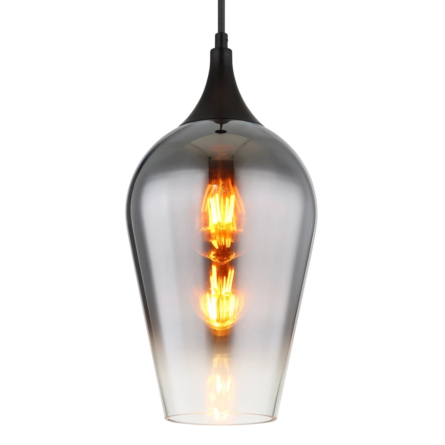 Globo - Lustra ar auklu 1xE27/60W/230V d. 18 cm melna