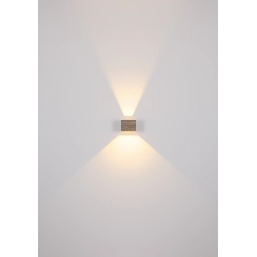 Globo - LED Sienas lampa LED/8W/230V brūna