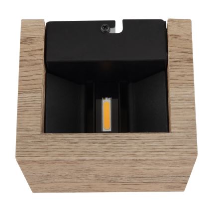 Globo - LED Sienas lampa LED/8W/230V brūna