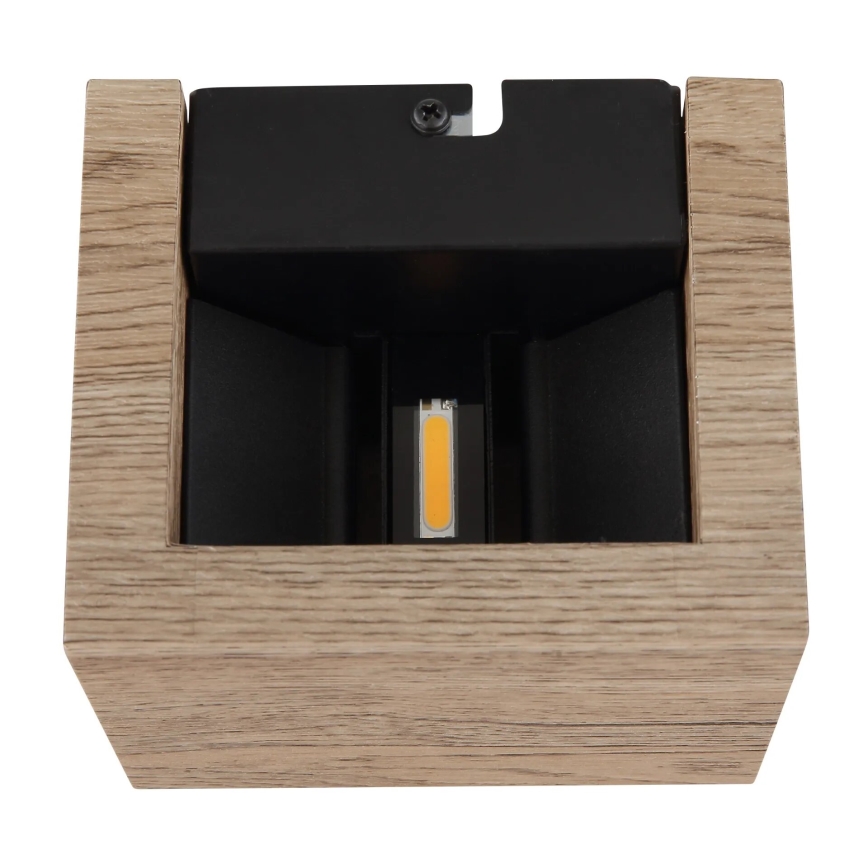 Globo - LED Sienas lampa LED/8W/230V brūna