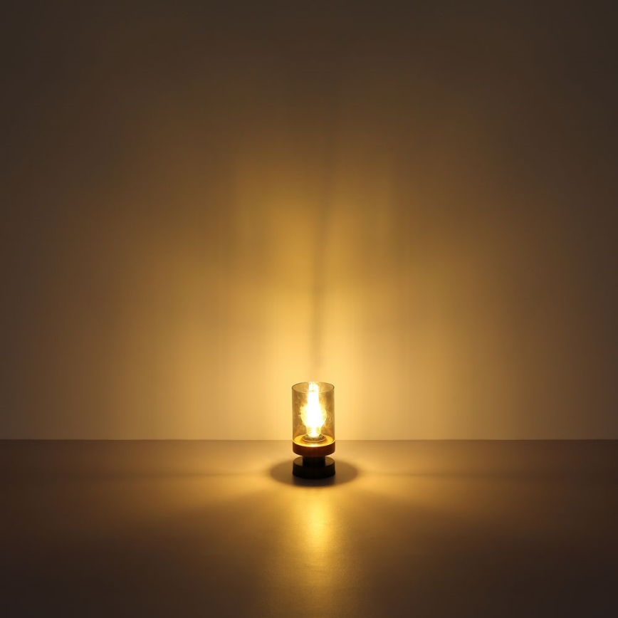 Globo - Galda lampa 1xE27/40W/230V metāla/koka