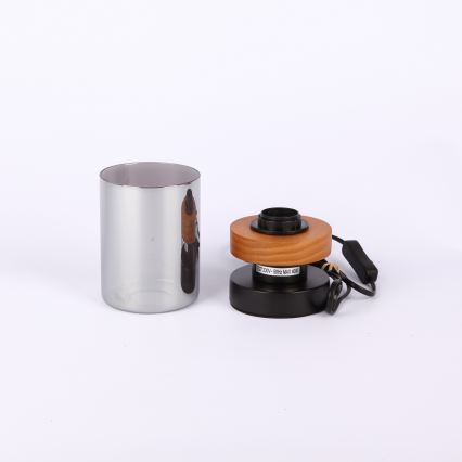 Globo - Galda lampa 1xE27/40W/230V metāla/koka
