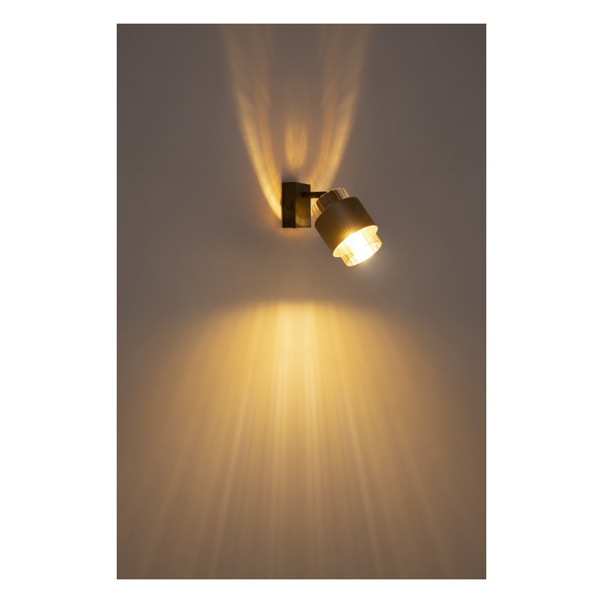 Globo - sienas spotgaismeklis 1xE27/40W/230V melns/bronzas