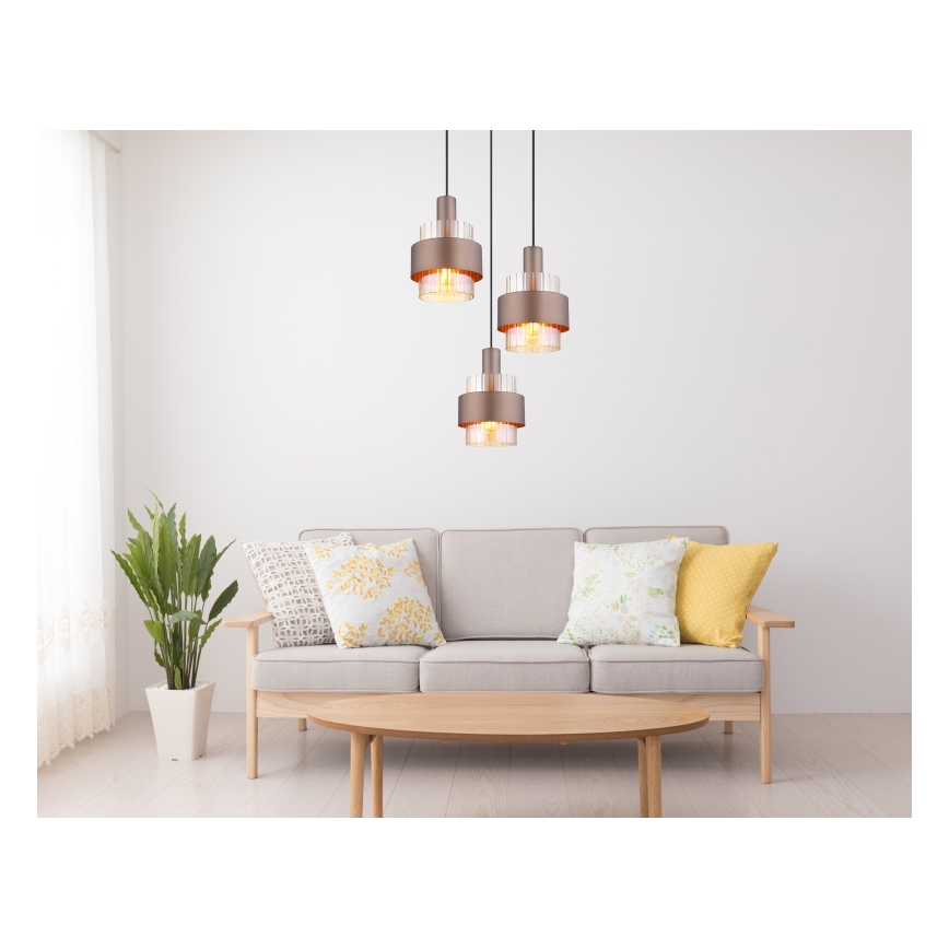 Globo - Lustra ar auklu 3xE27/60W/230V d. 45 cm