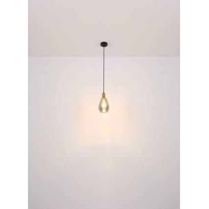 Globo - Lustra ar auklu 1xE27/40W/230V misiņš