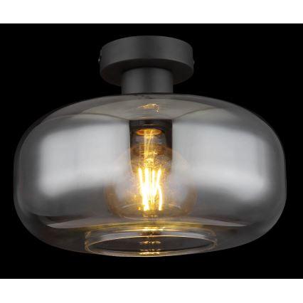 Globo - Virsapmetuma lustra 1xE27/40W/230V d. 28 cm pelēka