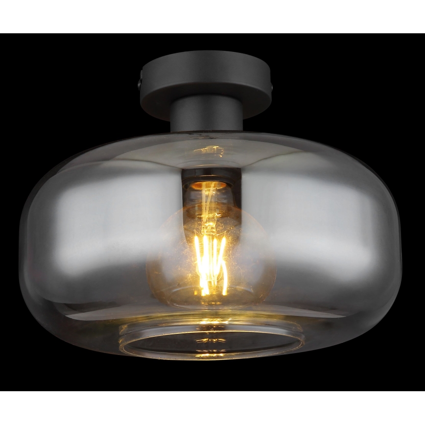 Globo - Virsapmetuma lustra 1xE27/40W/230V d. 28 cm pelēka