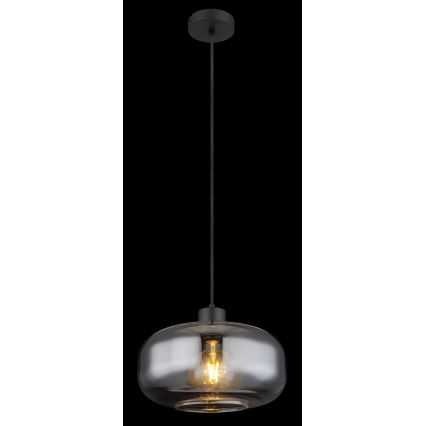Globo - Lustra ar auklu 1xE27/40W/230V d. 28 cm pelēka
