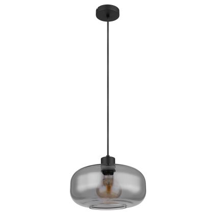 Globo - Lustra ar auklu 1xE27/40W/230V d. 28 cm pelēka
