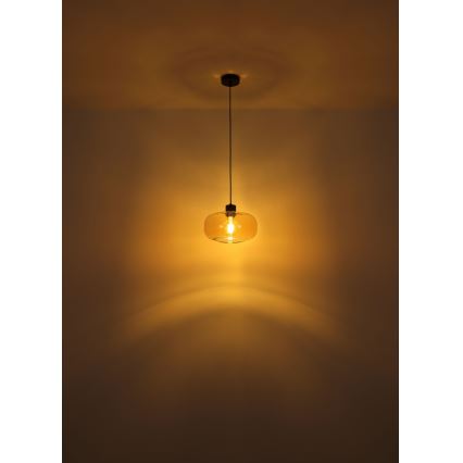 Globo - Lustra ar auklu 1xE27/40W/230V d. 28 cm caurspīdīga