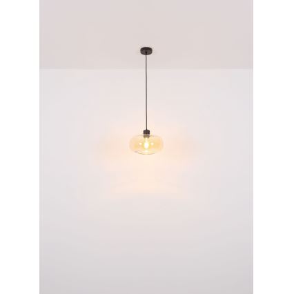 Globo - Lustra ar auklu 1xE27/40W/230V d. 28 cm caurspīdīga