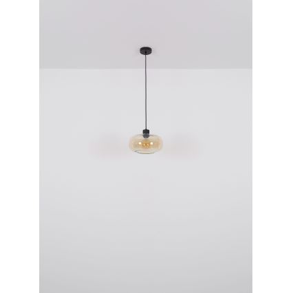 Globo - Lustra ar auklu 1xE27/40W/230V d. 28 cm caurspīdīga