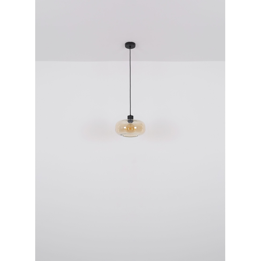 Globo - Lustra ar auklu 1xE27/40W/230V d. 28 cm caurspīdīga