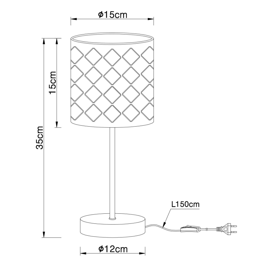 Globo - Galda lampa 1xE14/40W/230V