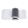 Globo 15586-4D - Griestu lampa MAKKI 4xE27/15W/230V balta/pelēka/melna