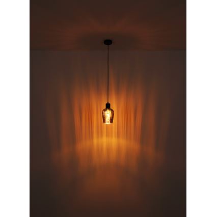 Globo - Lustra ar auklu 1xE27/40W/230V d. 13,5 cm melna