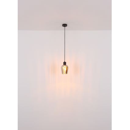 Globo - Lustra ar auklu 1xE27/40W/230V d. 13,5 cm melna