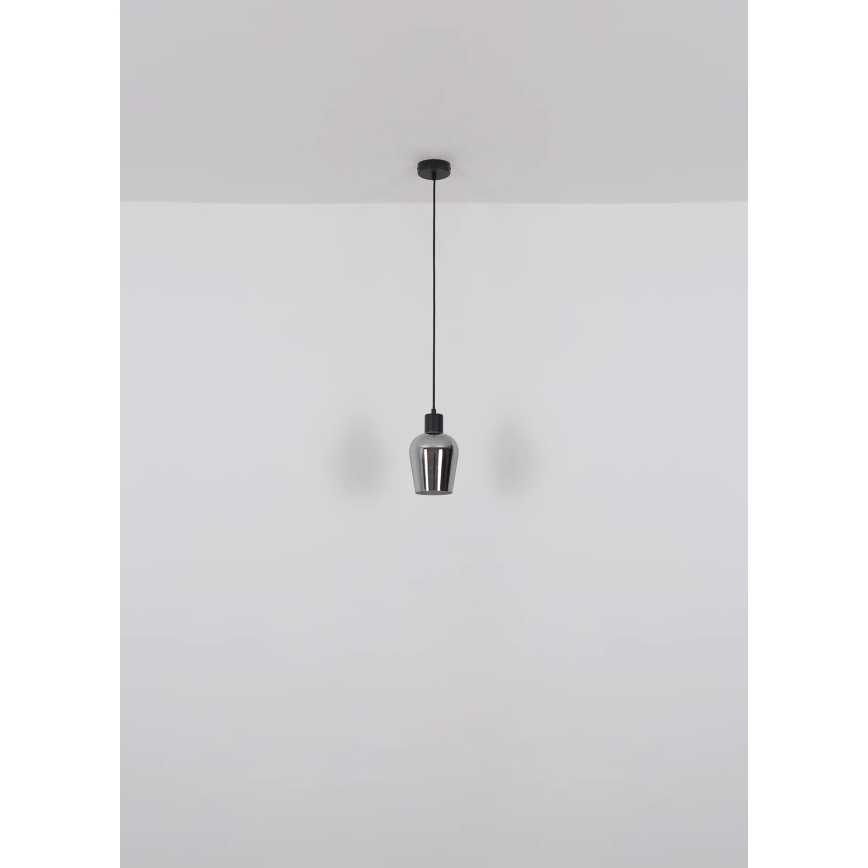 Globo - Lustra ar auklu 1xE27/40W/230V d. 13,5 cm melna