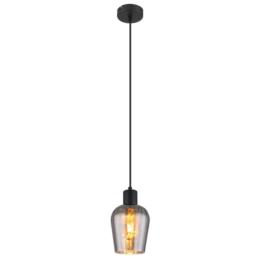 Globo - Lustra ar auklu 1xE27/40W/230V d. 13,5 cm melna