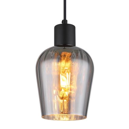 Globo - Lustra ar auklu 1xE27/40W/230V d. 13,5 cm melna