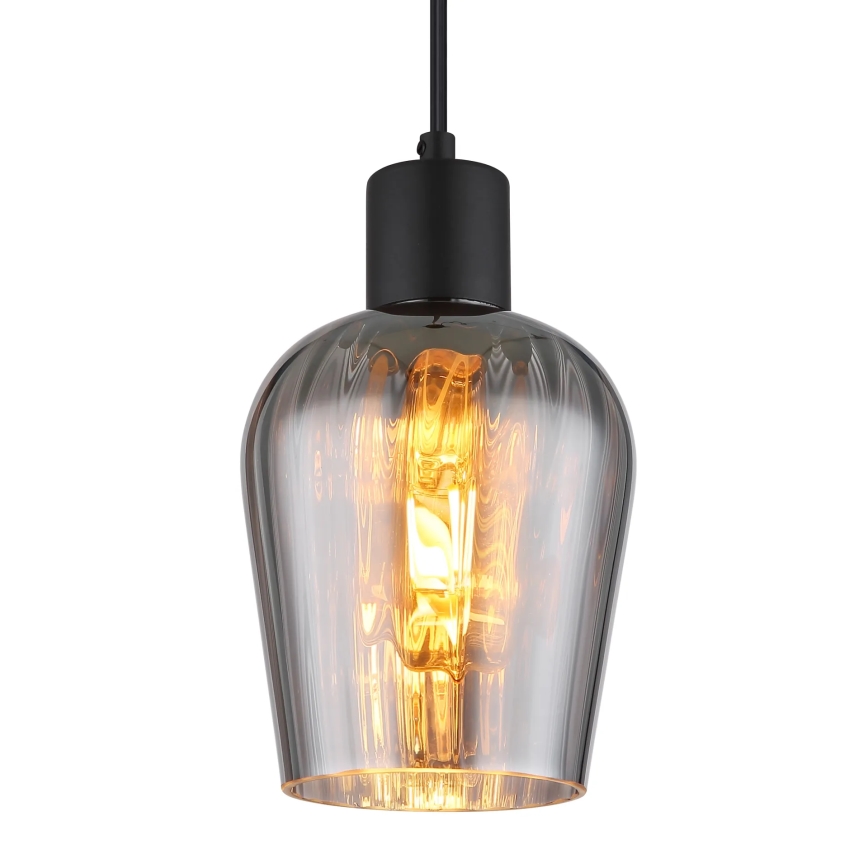 Globo - Lustra ar auklu 1xE27/40W/230V d. 13,5 cm melna