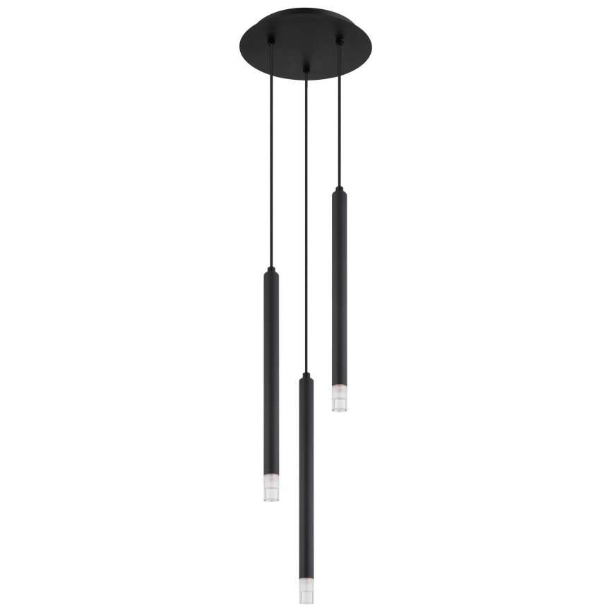 Globo - Lustra ar auklu 3xG9/4W/230V d. 24 cm melna