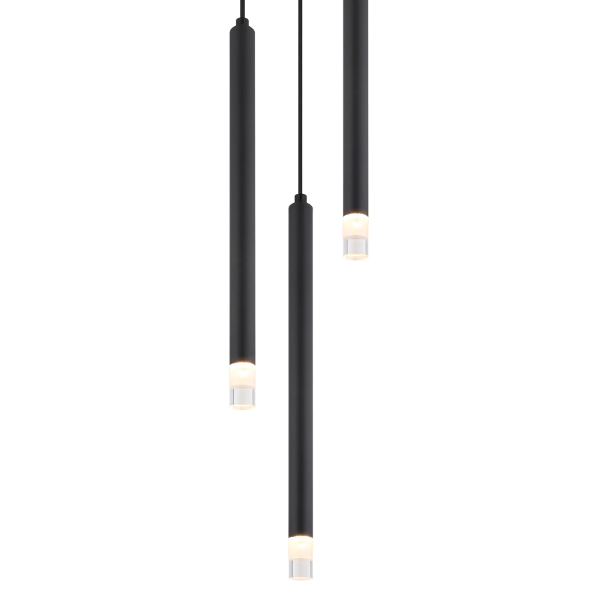 Globo - Lustra ar auklu 3xG9/4W/230V d. 24 cm melna