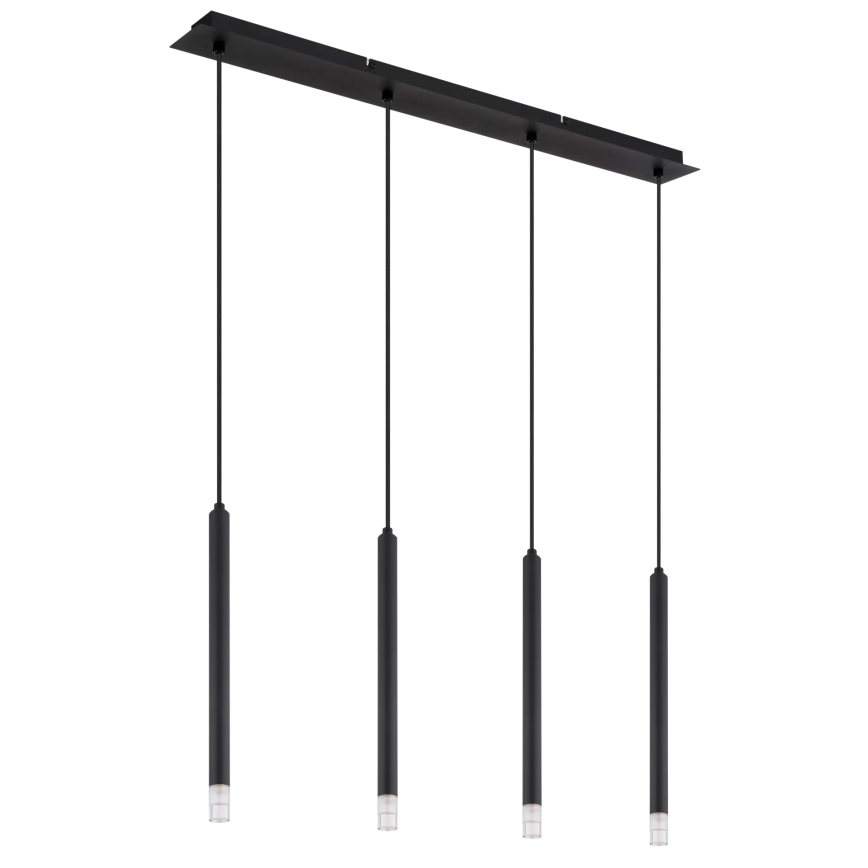 Globo - Lustra ar auklu 4xG9/4W/230V melna