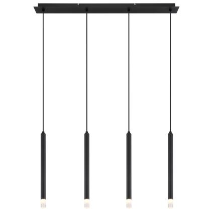 Globo - Lustra ar auklu 4xG9/4W/230V melna