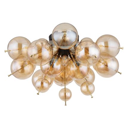 Globo - Virsapmetuma lustra 3xE14/25W/230V d. 55 cm zelta