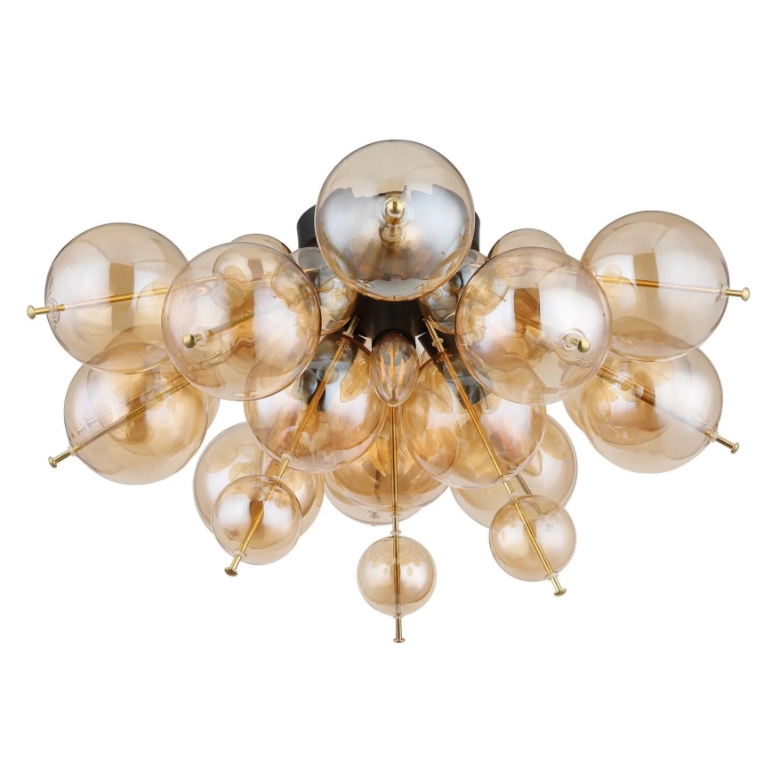 Globo - Virsapmetuma lustra 3xE14/25W/230V d. 55 cm zelta