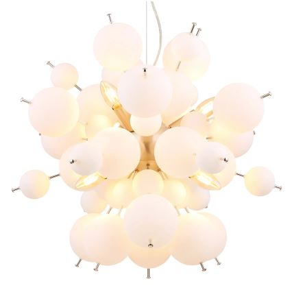 Globo - Lustra ar auklu 6xE14/25W/230V d. 55 cm balta