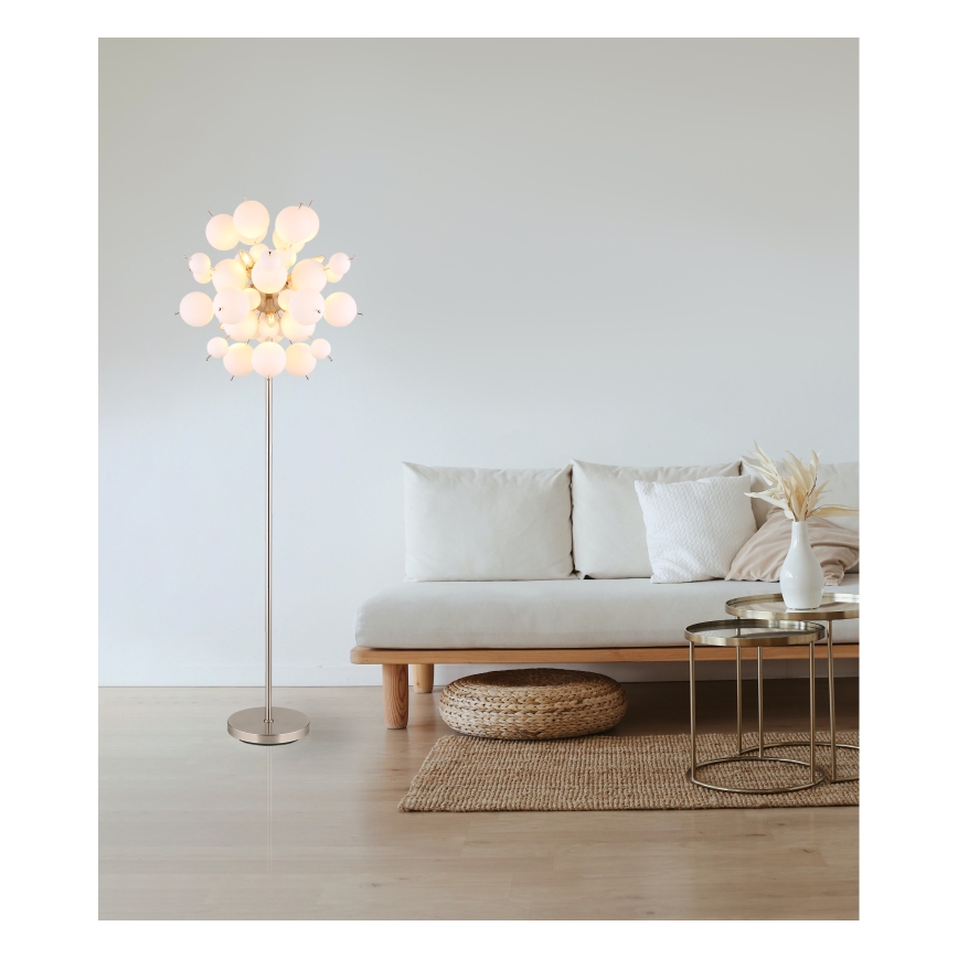 Globo - Grīdas stāvlampa 6xE14/25W/230V balta