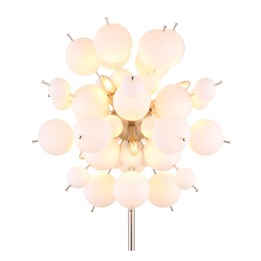 Globo - Grīdas stāvlampa 6xE14/25W/230V balta
