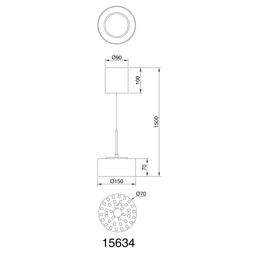 Globo - LED Lustra ar auklu LED/6W/230V