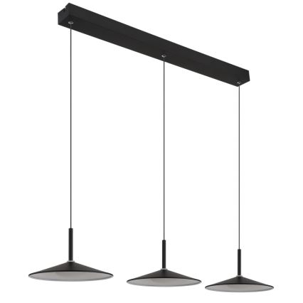 Globo - LED piekaramā lustra uz troses LED/24W/230V 4000K melna