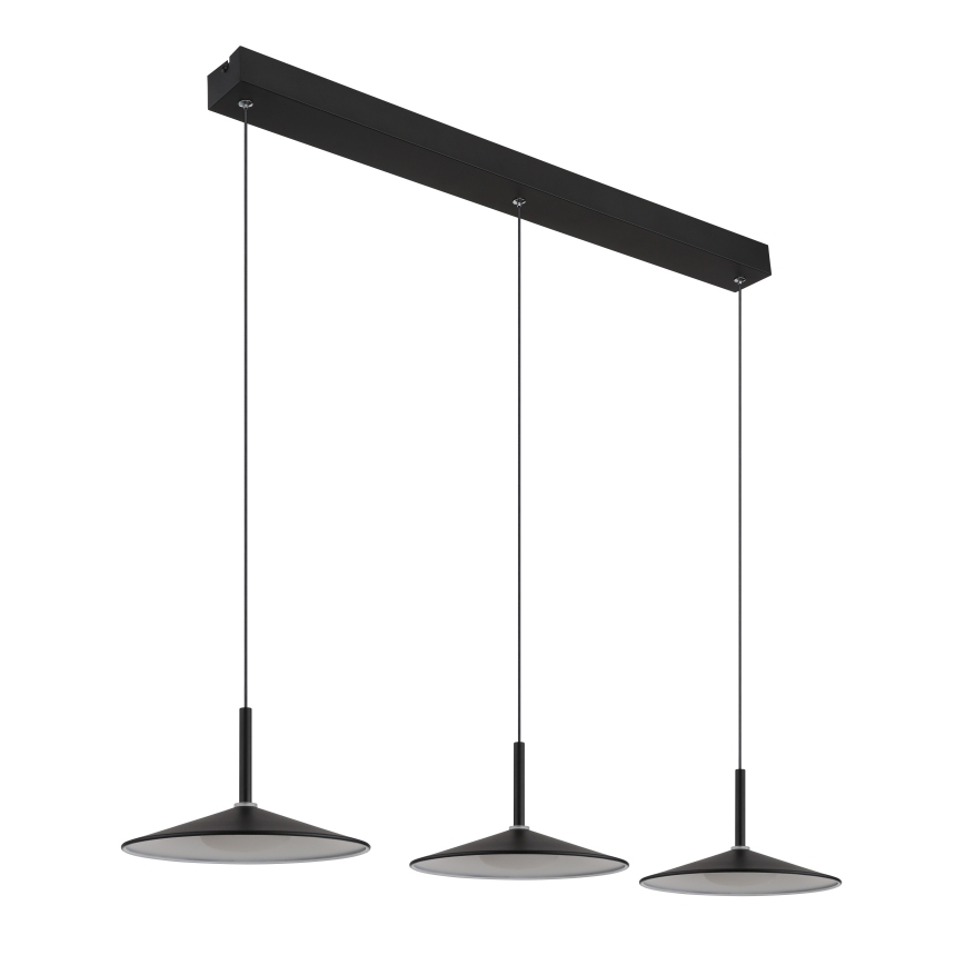 Globo - LED piekaramā lustra uz troses LED/24W/230V 4000K melna