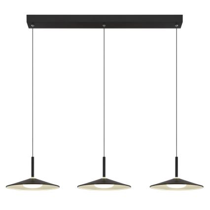 Globo - LED piekaramā lustra uz troses LED/24W/230V 4000K melna