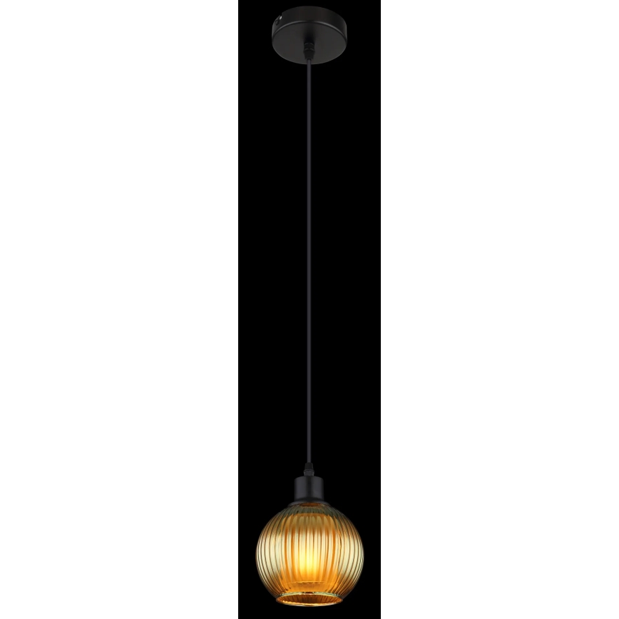 Globo - Lustra ar auklu 1xE27/25W/230V d. 15 cm zaļa