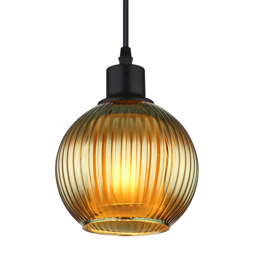 Globo - Lustra ar auklu 1xE27/25W/230V d. 15 cm zaļa