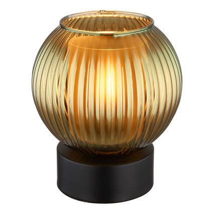 Globo - Galda lampa 1xE27/25W/230V d. 15 cm zaļa