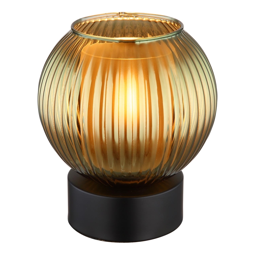Globo - Galda lampa 1xE27/25W/230V d. 15 cm zaļa