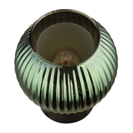 Globo - Galda lampa 1xE27/25W/230V d. 15 cm zaļa