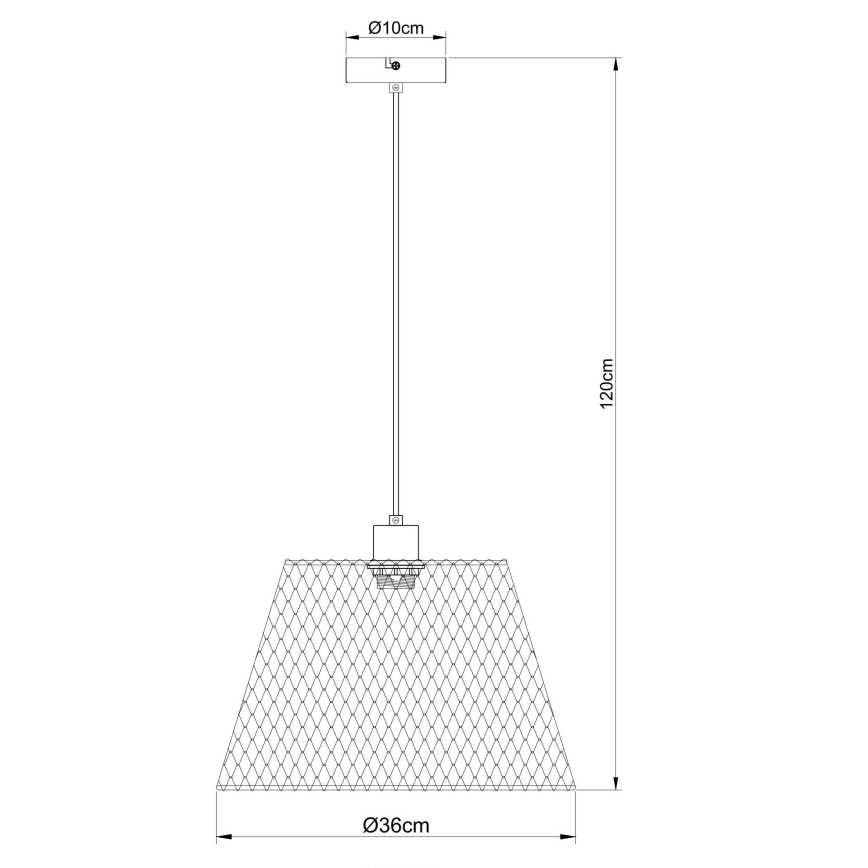 Globo - Lustra ar auklu 1xE27/40W/230V d. 36 cm