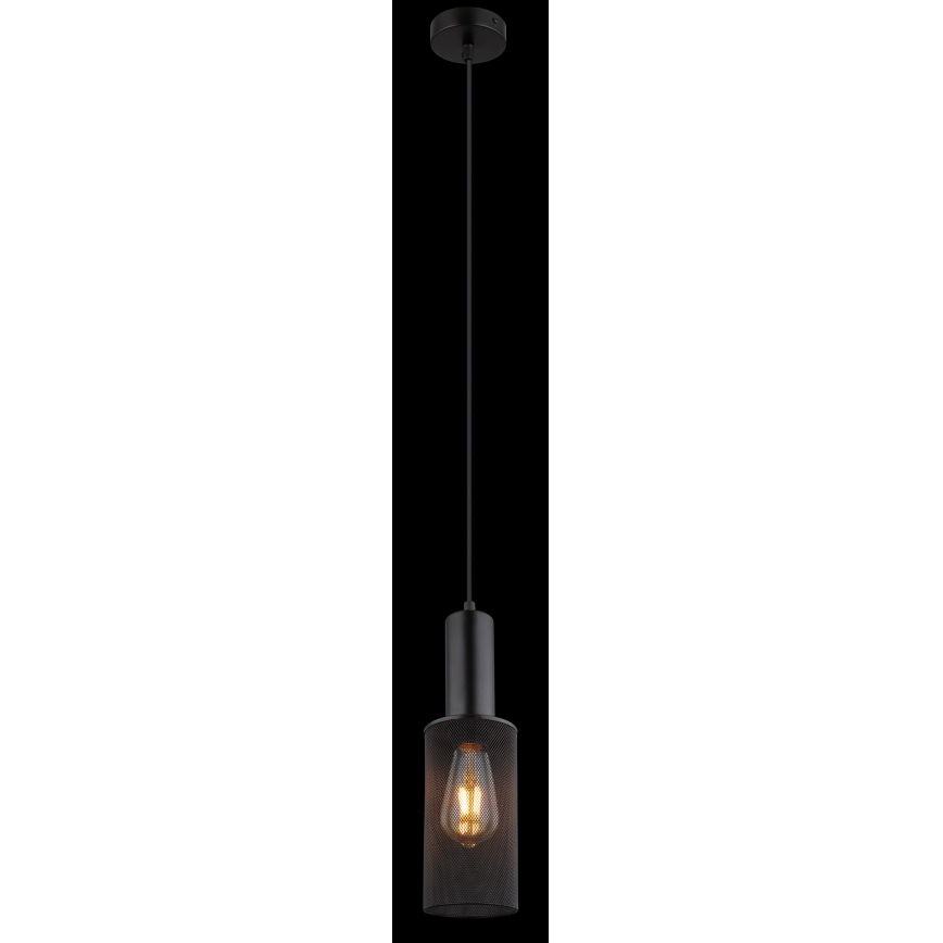Globo - Lustra ar auklu 1xE27/60W/230V melna