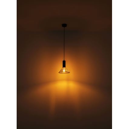Globo - Lustra ar auklu 1xE27/60W/230V melna