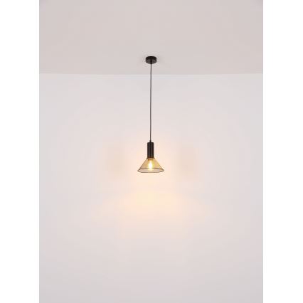 Globo - Lustra ar auklu 1xE27/60W/230V melna
