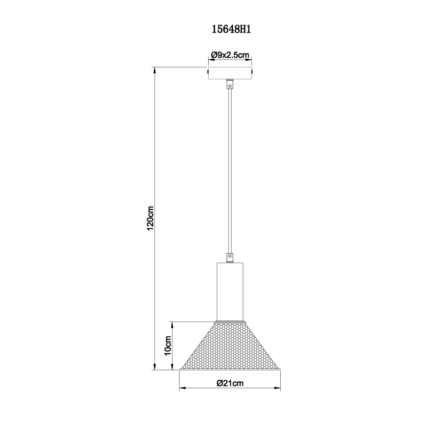 Globo - Lustra ar auklu 1xE27/60W/230V melna